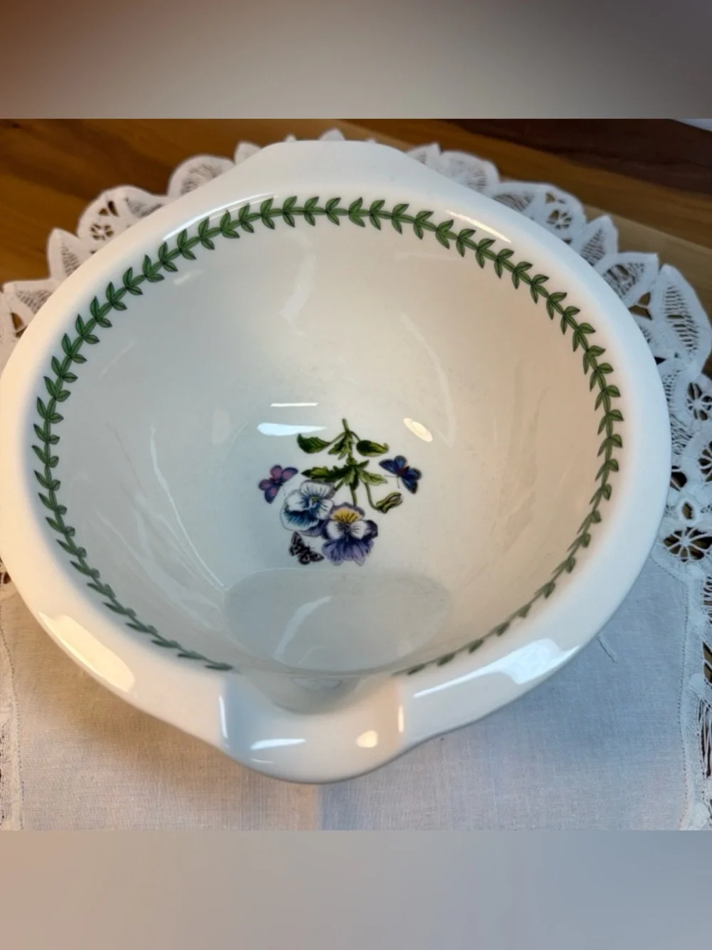 Portmeirion Botanic Garden Grip Stand Bowl‎ Small Portmeirion Sweet Pea D-8,5”